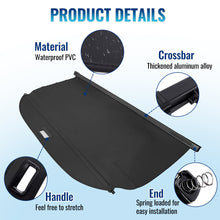 Retractable Rear Cargo Cover For Kia Niro 2017–2022 Security Shield