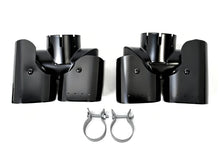 Pair for 2020-2026 Land Rover Defender 90/110 3.0L Black Quad Exhaust Tips Kahn Style