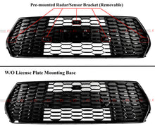 Gloss Black Honeycomb Front Bumper Grille Conversion for Sienna LE XLE 2021-2025