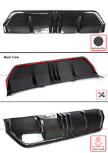 Real Carbon Fiber Rear Bumper Middle Diffuser fits for BMW G20 LCI 330i m340i M Sport 2023 2024