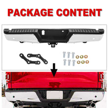 For 2015-2020 Ford F-150 Rear Step Bumper W/ Max Tow & Park Sensor Steel Chrome