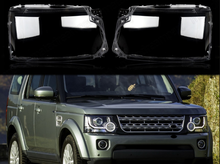 Pair Left&Right Headlight Headlamp Lens Covers For Land Rover Discovery 4 LR4 2010-2013
