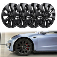 4PCS Matte Black 18'' Wheel Cover Hubcaps Hub Cap  for Tesla Model 3 2017-2023