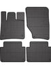 4pcs Floor Mats Liner for Audi Q7 2007-2015 Black Rubber All-Weather 4 Pcs