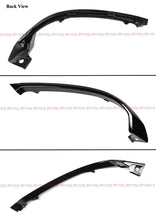 For 2022-2025 Honda Civic Hatchback Gloss Black LED Rear Diffuser + Smoked Bumper Light