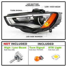 Left Driver Side Head Light For 2015-2016 Audi A3 S3 HID/Xenon Non-AFS Projector Headlight Headlamp