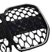 Black Diamond Front Bumper Grille w/ LED Light for BMW 4 Series G22 G23 430i M440i 2021-2026