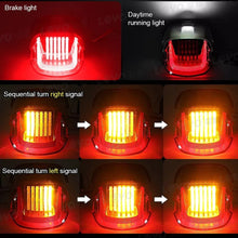 Smoked LED Tail Light Sequential Turn Signal for Harley Davidson Sportster Dyna Road King
