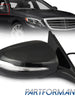 Black Right Passenger Side Mirror w/ Blind Spot For 2014-2020 Mercedes W222 S500 S550 Sedan