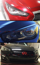 For 2014-2024 Infiniti Q50 Carbon Fiber Headlight Eyelid Eye Lid Cover Trims Eyebrows