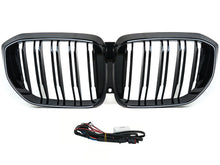 For 2024-2026 BMW X5 G05 LED illuminated Glowing Gloss Black Front Grille/Grill