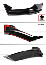 For 2017-2023 Tesla Model 3 AD Style Glossy Black Front Bumper Lip Splitter Kit