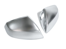Chrome Mirror Cover Caps Replace For AUDI Q5 SQ5 Q7 SQ7 2018-2025 With Blind Spot Assist Light