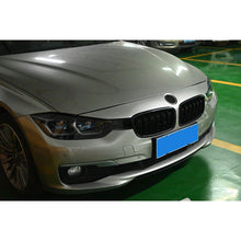 Gloss Black Front Kidney Grille Upper Radiator w/ LED Lights For 2013-2018 BMW 3 Series F30 320i 328i 335i Sedan