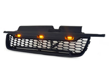 Black Front Bumper Upper Grille w/ LED Lights Fits For 2001-2004 Ford Escape / Kuga