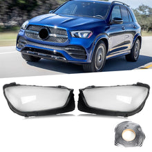 Pair Headlight Headlamp Lens Cover For Mercedes GLE W167 2020-2022 Left+Right