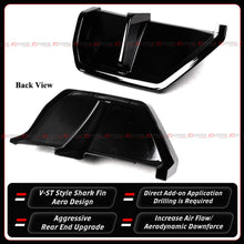 For 2025-2026 BMW X3 G45 M Sport V-ST Style Gloss Black Rear Bumper Diffuser Kit