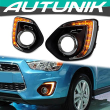 LED DRL Daytime Running Fog Lights For Mitsubishi ASX Outlander Sport 2013-2015