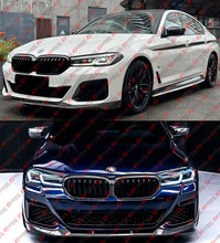 For 2021-2023 BMW G30 530i 540i M550i FD Style Real Carbon Fiber Front Bumper Lip Splitter