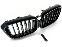 For BMW X3 G01 X4 G02 LCI 2022-2024 Front Grille Single Slat Grill w/LED Lights