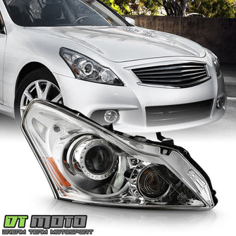 Right Side For 2010-2013 Infiniti G37 / 2011-2012 G25 4-Door Sedan HID/Xenon Projector Headlight - Passenger