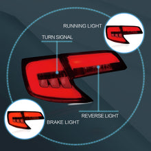 Smoked LED Tail Lights For Toyota Camry 2012-2014 Rear Lamps Assembly