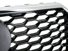 For Audi A7 S7 2012-2015 Front Honeycomb Mesh Bumper Grille w/ Chrome Frame