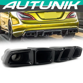 AMG Quad Exhaust Tailpipe Tips for Mercedes E63 C63 CL63 CLS63 ML63 GL6