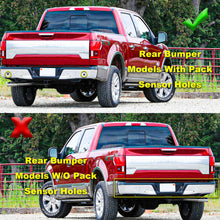 For 2015-2020 Ford F-150 Rear Step Bumper W/ Max Tow & Park Sensor Steel Chrome