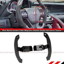 For Lexus RX UX LS RZ Toyota Camry Corolla Carbon Fiber Magnetic Paddle Shifter