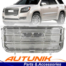 Chrome Front Upper Bumper Grille For 2013-2016 GMC Acadia Denali Style