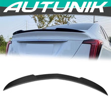 Matte Black Rear Trunk Spoiler Lip for Cadillac CT5 2020-2023