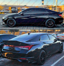 For 2021-2024 Hyundai Elantra Sedan R Style Gloss Black Highkick Trunk Spoiler Wing