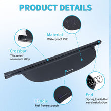 Retractable Rear Cargo Cover For Honda CR-V 2012–2016 Security Shield