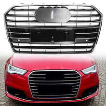 Chrome Front Bumper Grille S6 Style Fit for Audi A6/S6 C7 2016-2018