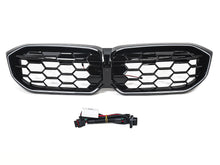 Gloss Black Front Kidney Grille w/LED Light For BMW G20 330i M340i 2023-2025