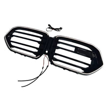 Glossy Black LED Light Front Kidney Grille Bumper Grill For BMW X6 G06 2023-2026