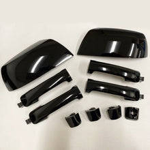 Glossy Black Mirror Cover Caps & Door Handle For Toyota Tundra Sequoia 2011-2019