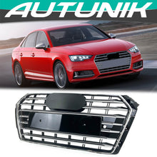 Chrome Front Bumper Grill for Audi A4 B9 S4 2017-2019 fg330