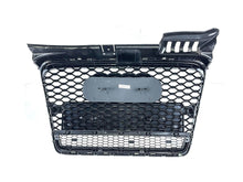 Gloss Black Honeycomb Front Grille For Audi A4 B7 Non-S-Line 2005–2008