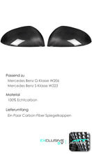 Dry Carbon Fiber Mirror Covers Replace For Mercedes Benz W206 C-Class W223 2022+ mc154