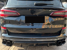 1 Pair L+R Carbon Fiber Exhaust Tip Replace For BMW G05 X5 G06 X6 G07 X7 2019-2026 M-Sport Only