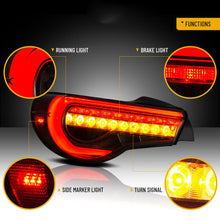 Smoked/Red LED Sequential Tail Lights For Toyota GT 86 / SUBARU BRZ / Scion FR-S 2013-2020