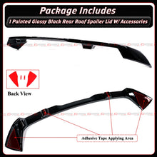 For 2019-2025 BMW X7 G07 M50i M60i Gloss Black Rear Bumper Diffuser Kit + V Style Roof Spoiler