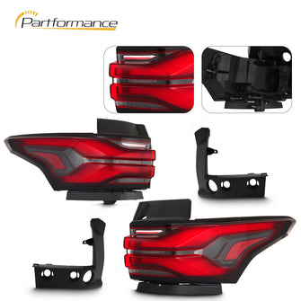 Pair For 2022-2024 Chevrolet Traverse LED Tail Light Outer Tail Lamp Left Right Side