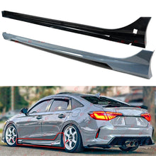 For 2022-2025 Honda Civic GF Bodykit V1 Sonic Gray Black 2 Tone Side Skirt Extension