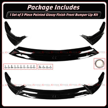For 2024-2025 Tesla Model 3 Highland MC Design Gloss Black Front Bumper Lip Splitter