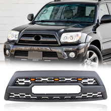 Grille Front Bumper Upper Mesh Matt Black w/ Lights for Toyota 4Runner 2006-2009