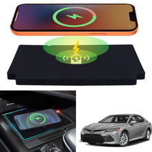 Wireless Charger Center Console Qi Charging Pad Station for Toyota Camry 2018-2023