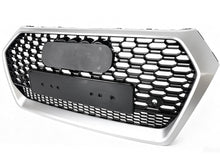 Fits 2018-2020 Audi Q5 SQ5 Front Bumper Grille Mesh Grille ( Black Honeycomb + Chrome Frame)
